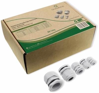 Quadrios 2009CA108 Wartel assortiment Waterdicht PA66 Grijs-wit (RAL 7035) 1 set(s) Quadrios 2009CA108 Wartel assortiment Waterdicht PA66 Grijs-wit (RAL 7035) 1 set(s)