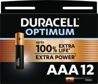 Batterij duracell optimum 12x aaa - thumbnail