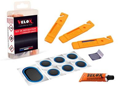 Velo X bandreparatieset 7 pleisters-solutie-3 bandenlichters