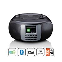 Lenco Draagbare DAB+/FM-radio met Bluetooth® CD-speler en groot LCD-kleurenscherm Zwart - SCD-860BK - thumbnail