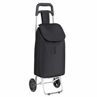 VidaXL Winkel trolley zwart 35 x 28 x 92 cm oxford stof - thumbnail