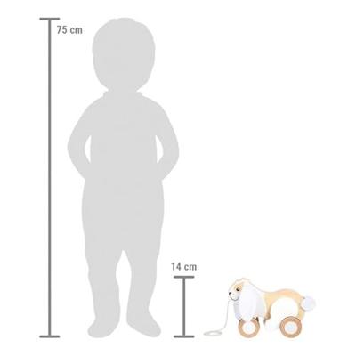 Small Foot - houten trekkonijn met knisperende oren