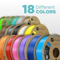 Polymaker PF01001 PolyLite Filament ASA UV-bestendig, Weerbestendig, Hittebestendig 1.75 mm 1000 g Zwart 1 stuk(s) - thumbnail