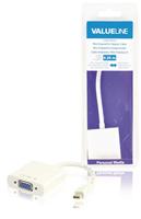 Valueline VLMB37850W02 0,20 m stekker naar bus Mini Displayport Adapter - Wit - thumbnail