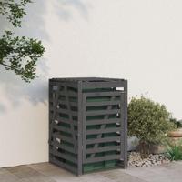 VidaXL Containerberging 84x90x128,5 cm massief grenenhout grijs - thumbnail