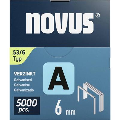 Novus Tools 042-0761 Nieten met fijn draad Type 53 5000 stuk(s) Afm. (l x b x h) 6 x 11.3 x 6 mm Novus Tools 042-0761 Nieten met fijn draad Type 53 5000 stuk(s) Afm. (l x b x h) 6 x 11.3 x 6 mm