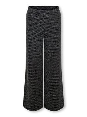 Kids ONLY winter broek meisjes - zwart - KogQueen - regular fit, glitter - thumbnail
