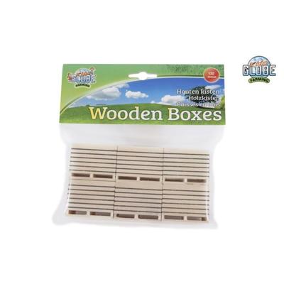 Kids Globe Farming Houten aardappelkist (6x) 1:32