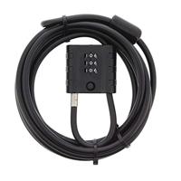 Burg Wächter Snap+Lock 725 300 Kabelslot Zwart Cijferslot - thumbnail