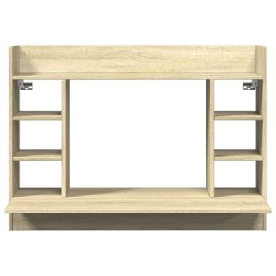 Wandbureau 105x48x75 cm bewerkt hout sonoma eikenkleurig Wandbureau 105x48x75 cm bewerkt hout sonoma eikenkleurig