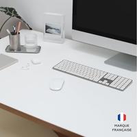 Draadloos toetsenbord - Platte toetsen - MOBILITY LAB - KMP2000W - AZERTY - FR - Meerdere aansluitingen - Wit - thumbnail