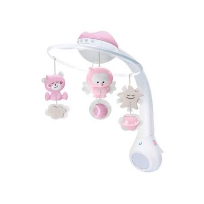Infantino 3 in 1 muziekmobiel met lampje roze