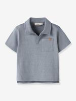 Polo jongen LIL'ATELIER MINI lichtblauw - thumbnail