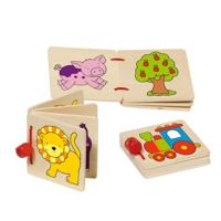 Goki plaatjesboekjes hout - thumbnail