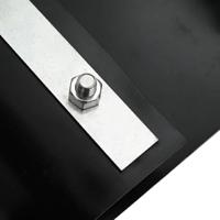 VidaXL Worteldoek zwart 1 x 10 m polyetheen - thumbnail