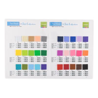 Vaessen Creative • staalkaart vilt