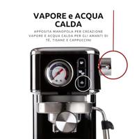 Ariete moderna espresso slim 1381/12 espressomachine (zwart) - thumbnail