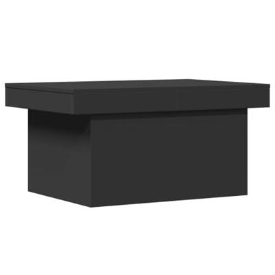 Salontafel 100x55x40 cm bewerkt hout zwart