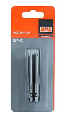 Bahco 2xbits ph1 70mm 1/4" standard | 59S/70PH1-2P