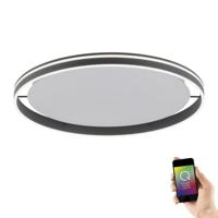 Paul Neuhaus Smart plafondlampQ-Vito Ø 80cm antraciet - 8418-13 - thumbnail