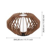 Eglo Moderne plafondlampRusticaria van hout - 900385 - thumbnail