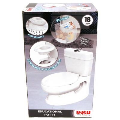 Dolu Educatief Kinder Toilet met Geluid Wit Dolu Educatief Kinder Toilet met Geluid Wit