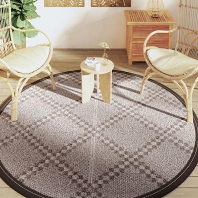 VidaXL Buitenkleed arakil ø200 cm polypropeen bruin