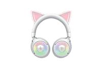 Razer Kraken Kitty V3 Pro - RGB Kitty draadloze gamingheadset - reactieve kattenoren voor streaming Hoofdtelefoon - Triforce 40mm Driver - Hyperspeed Wireless & Bluetooth - THX Spatial Audio | Wit - thumbnail