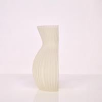 Lily 3D wandvaas 20x13x8cm Wit - thumbnail