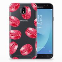 Samsung Galaxy J7 2017 | J7 Pro | Siliconen Case | Pink Macarons - thumbnail