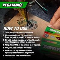 Koud solderen PEGATANKE Epoxi Zwart 44 ml - thumbnail