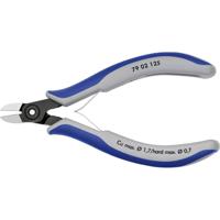 Knipex 79 02 125 79 02 125 Elektronica en fijnmechanica Zijkniptang Met facet 125 mm - thumbnail