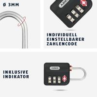 ABUS Cijferslot 147Tsa/30 B Beugel - 147TSA/30 C - 147TSA/30 C - thumbnail