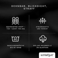 Schlafgut Schlafgut Pure Jersey Boxspring Hoeslaken M - 120x200 - 130x220 799 off-Black - thumbnail