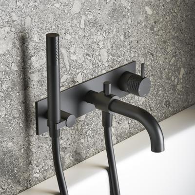 Inbouw Douche/Badmengkraan Hotbath Cobber X Met Automatische Omstel Mat Zwart Inbouw Douche/Badmengkraan Hotbath Cobber X Met Automatische Omstel Mat Zwart