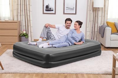 Bestway Dubbel Bed met Motor 203x152x46 cm Opblaasbaar en Kamperen 67403