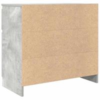 Dressoir met lade 71x35x65 cm spaanplaat betongrijs - thumbnail