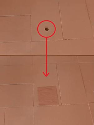 Plakband Fischer Bruin Tegel 10 m x 10 cm