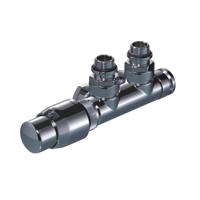 Honeywell Thera designset haaks links met 2 kopp.m24x16 coax wit VFX1181LA1536 - thumbnail