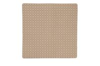 MSV Douche|bad anti-slip mat badkamer - rubber - beige - 54 x 54 cm - thumbnail