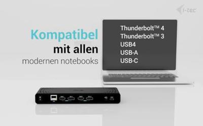 I-tec Universal Dual 4K Display Docking Station + Power Delivery 85W I-tec Universal Dual 4K Display Docking Station + Power Delivery 85W