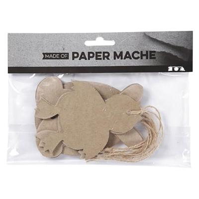 Creativ Company Paashangers papier-maché, 6st.