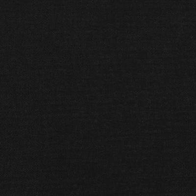 Bedframe met hoofdeinde stof zwart 90x190 cm