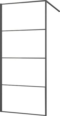 Saqu Devine industriële inloopdouche incl. antikalkbehandeling 120x210cm geborsteld grijs