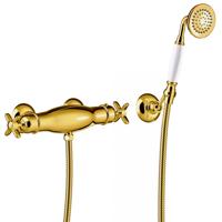 Douchemengkraan Tres Clasic Incl handdouche Goud Tres - thumbnail