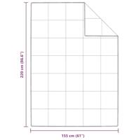 Dekentjes & Dekbedden Wit 155 x 220 cm Dons - thumbnail