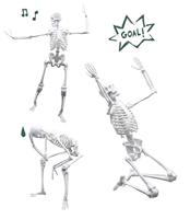 Skelet - BUKI meerkleurig - thumbnail