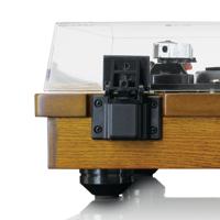 Platenspeler met Bluetooth®, USB MP3-coder, luidsprekers Hout - thumbnail