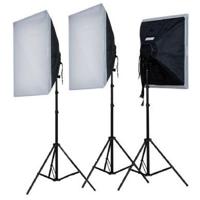 Falcon eyes continu lichtset lh-esb5050k3 3x55w - thumbnail