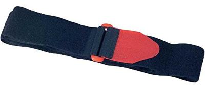 FASTECH® 690-330 Klittenband Met riem Haak- en lusdeel (l x b) 600 mm x 38 mm Zwart, Rood 2 stuk(s)
